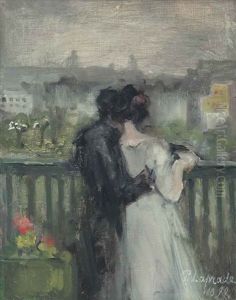 Couple Sur La Terrasse