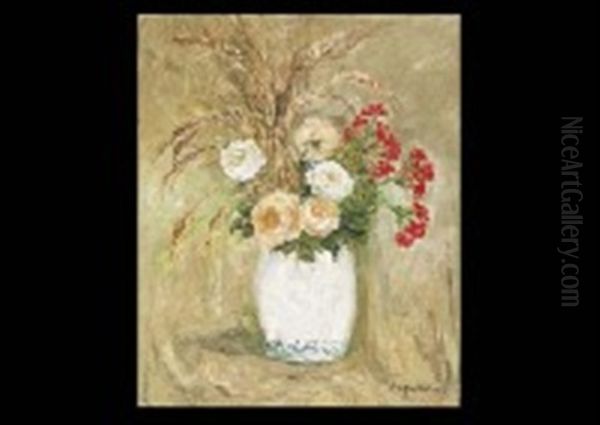 Bouquet De Fleurs Dans Un Vase - view 1