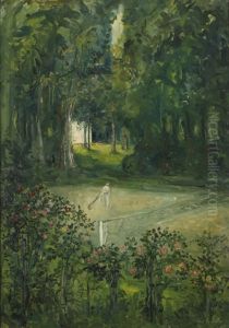 Un Court De Tennis by Pierre Laprade
