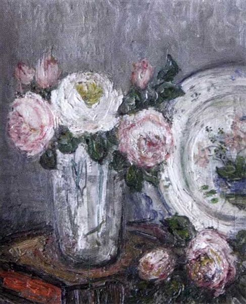 Nature Morte Au Vase De Roses - view 1