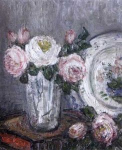 Nature Morte Au Vase De Roses by Pierre Laprade