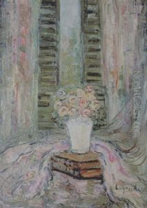 Bouquet De Fleurs Devant La Fenetre