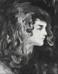 Profil De Jeune Fille by Pierre Laprade