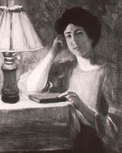Femme A La Lampe De Petrole Femme A La Lampe De Petrole