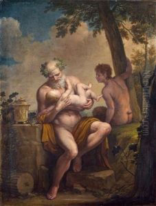 L'enfance De Bacchus by Willem Joseph Laquy