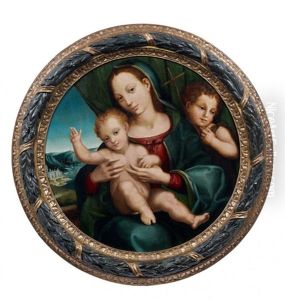 La Vierge A L'enfant Et Saint Jean-baptiste Enfant