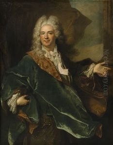 Presumed Portrait Of Jacques-francois De Chastenet, Marquis Of Puysegur (1656-1743) by Nicolas de Largilliere
