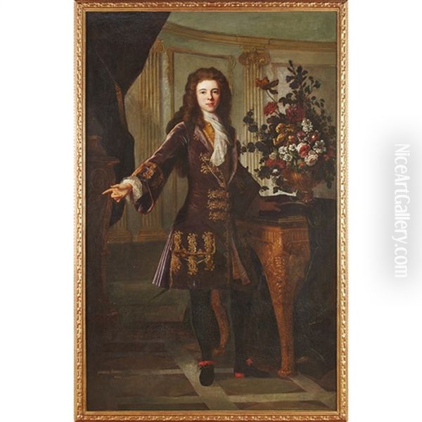 Portrait Of A Gentleman, Thought To Be Jacques I, Prince Of Monaco - view 1