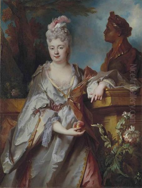 Portrait De Jeanne-cecile Titon De Cogny, Nee Le Guay De Montgermon - view 1