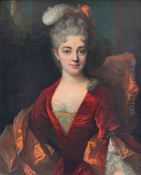 Portrait De Jeune Femme En Buste - view 1