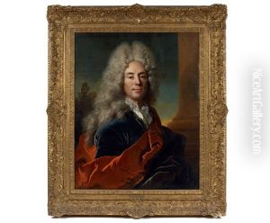 Portrait Du Marquis D"havrincourt by Nicolas de Largilliere
