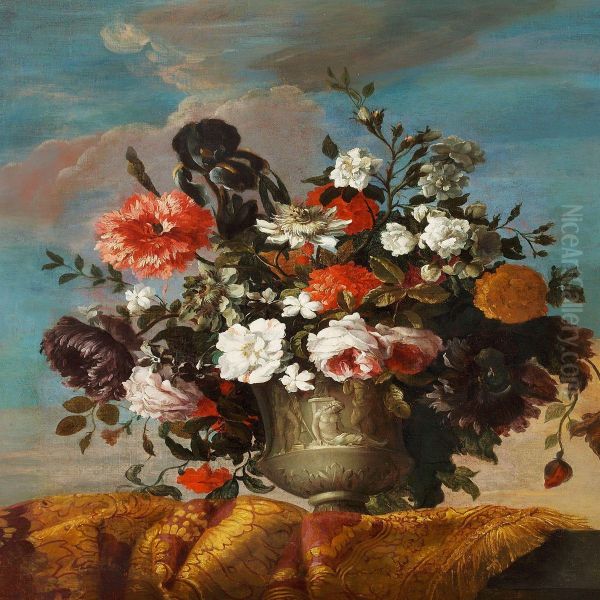 Flowers In A Greek Vase - view 1