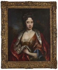 Portrait De Femme De Qualite by Nicolas de Largilliere