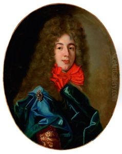 Portrait Eines Jungen Adeligen by Nicolas de Largilliere