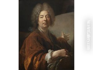 Portrait Of The Artist by Nicolas de Largilliere
