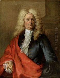 Portrait Eines Edelmannes by Nicolas de Largilliere