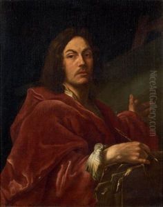 Autoportrait D'un Dessinateur by Nicolas de Largilliere