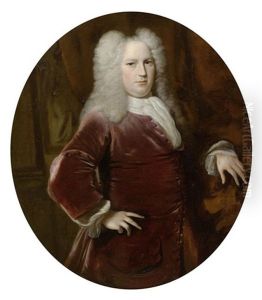 Portrat Eines Edelmannes by Nicolas de Largilliere