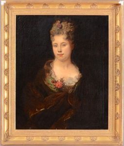 Portrait Of A Lady by Nicolas de Largilliere