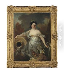 Portrait Of A Lady by Nicolas de Largilliere