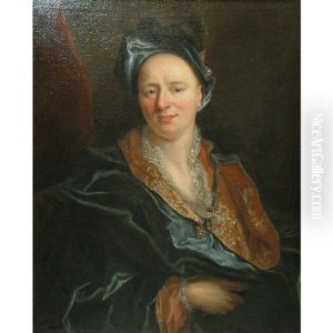 Portrait Of The Artist by Nicolas de Largilliere