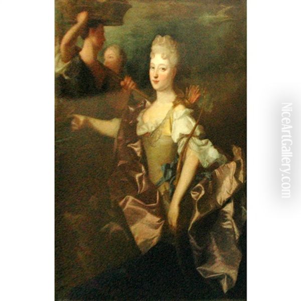 Portrait Of The Marquise De Rochebrun As Diana - view 1