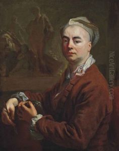 Self-portrait Of The Artist by Nicolas de Largilliere