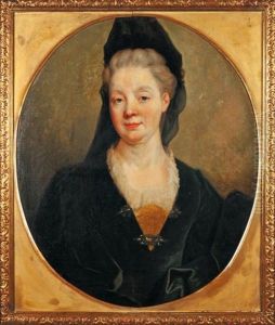 Portrait De Marguerite Becaille (1632 -1721) by Nicolas de Largilliere