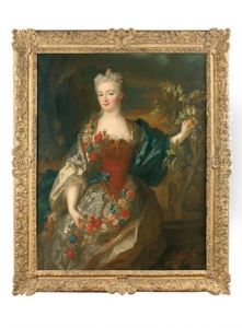Portrait De Femme En Flore by Nicolas de Largilliere