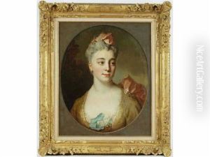 Portrait (madame De La Fosse?) by Nicolas de Largilliere