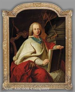 Portrait Of Armand-gaston-maximilien, Cardinal De Rohan-soubise