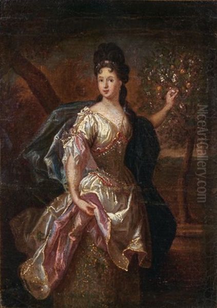Portrait D'helene Lambert, Fille Du President Lambert Mariee A Monsieur De Motteville - view 1