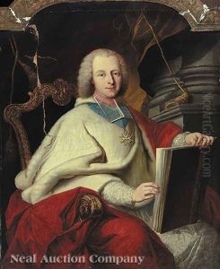 Portrait Of Armand-gaston-maximilien, Cardinal De Rohan-soubise