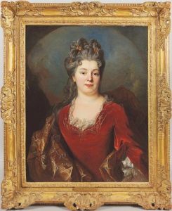Portrait De La Marquise De Brisay En Buste Sur Fond De Paysage by Nicolas de Largilliere
