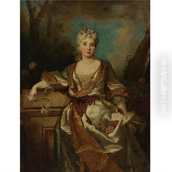 Portrait Of The Marquise De Puysegur - view 1