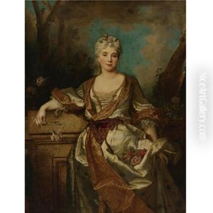 Portrait Of The Marquise De Puysegur