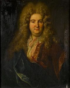 Portrait Of A Gentleman, In A Brown Coat With A White Chemise And Gold Waistcoat