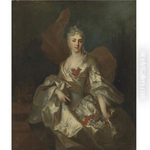 Portrait Of A Lady, Said To Be Marie-elisabeth Le Fevre De Caumartin