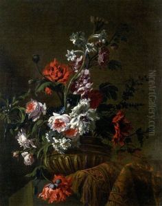 Nature Morte Au Vase De Fleurs by Nicolas de Largilliere