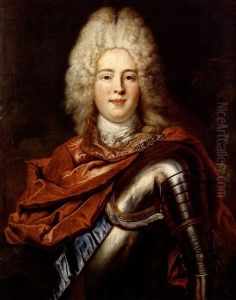 Portrait Du Prince Frederic Auguste Ii, Grand Electeur De Saxe, Fils D'auguste Le Fort by Nicolas de Largilliere