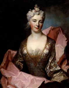 Portrait De Femme by Nicolas de Largilliere