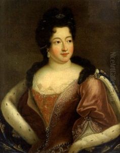 Portrait De Marie Louise Elisabeth D'orleans, Duchesse De Berry