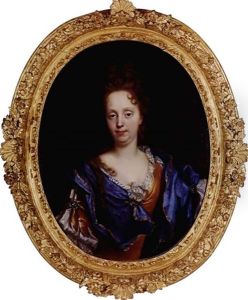 Portrait De Femme En Robe Bleue by Nicolas de Largilliere