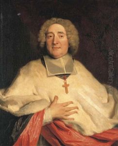 Portrait Of A Bishop, Bust-length, In Winter Vestments