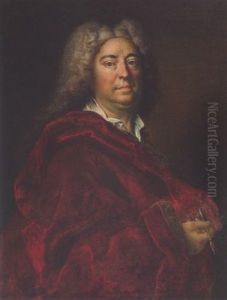 Selbstbildnis Eines Kunstlers (nicolas De Largilliere?) by Nicolas de Largilliere
