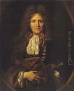 Portrait D'un Gentilhomme A La Lavalliere Brodee, Comte De La Chatre by Nicolas de Largilliere