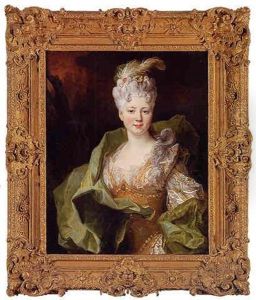 Portrait Of Mlle. Jeanne De Gagne Perrigny Portrait Of Mlle. Jeanne De Gagne Perrigny