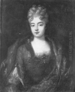 Portrait D'une Dame De Qualite by Nicolas de Largilliere