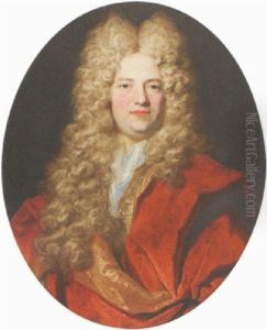 Portrait D'homme by Nicolas de Largilliere