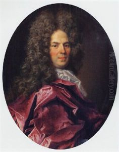 Portrait Of A Gentleman In A Red Cloak